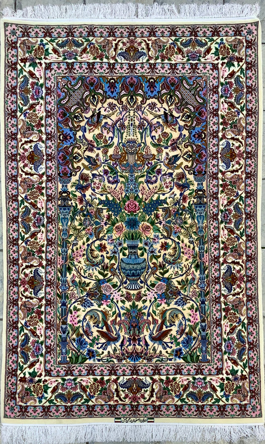 SILK ISFAHAN GOL O BOLBOL
