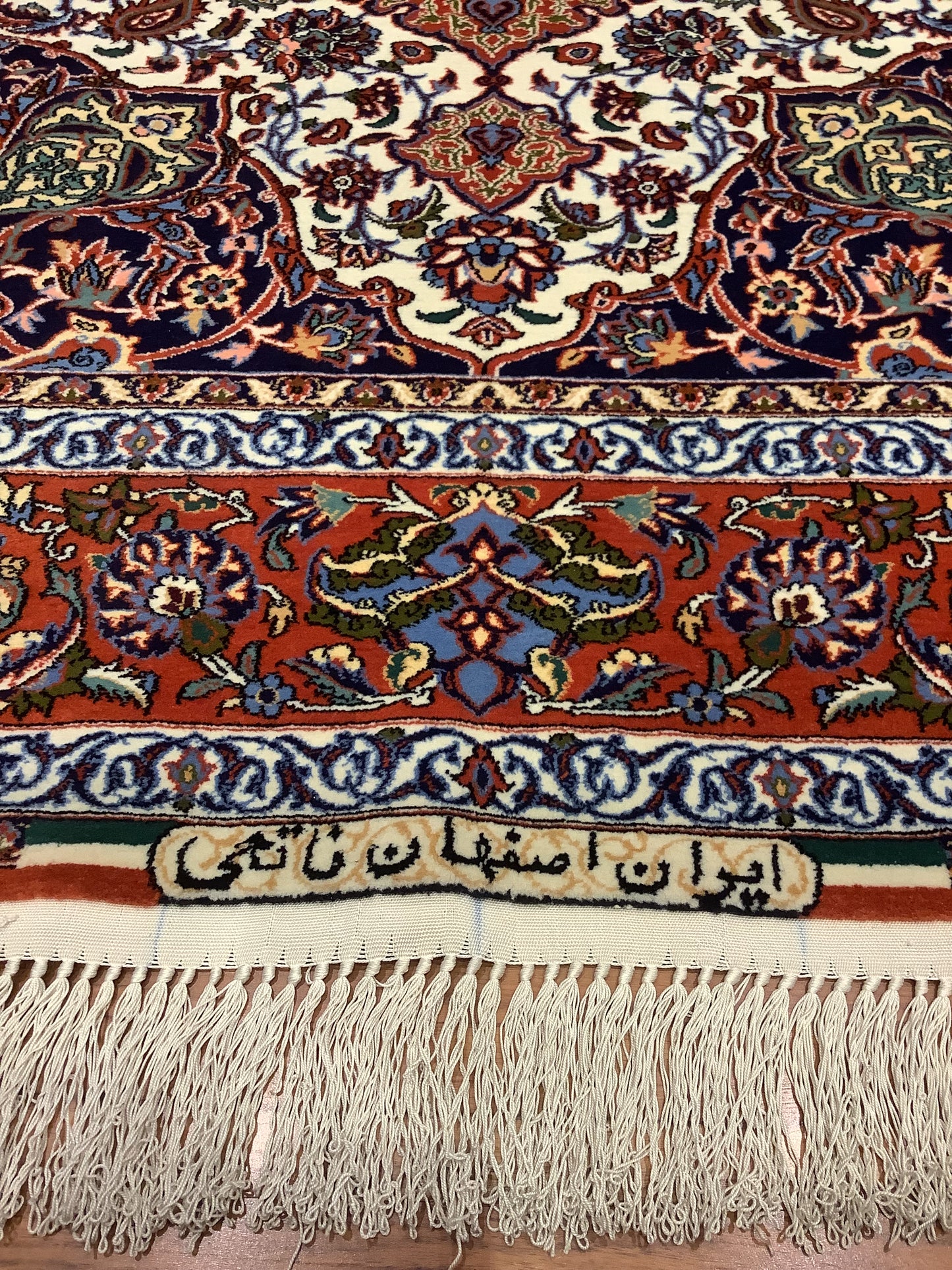 SUPER FINE OLD ISFAHAN ON SILK