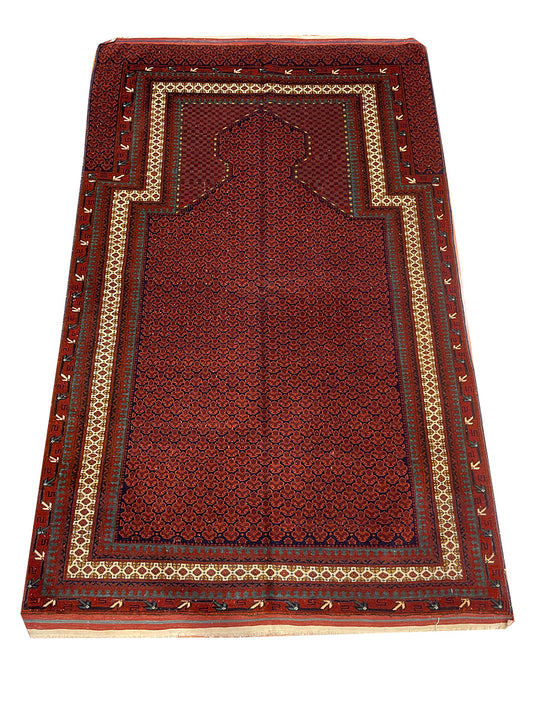 OLD AFGHAN PRAYER RUG