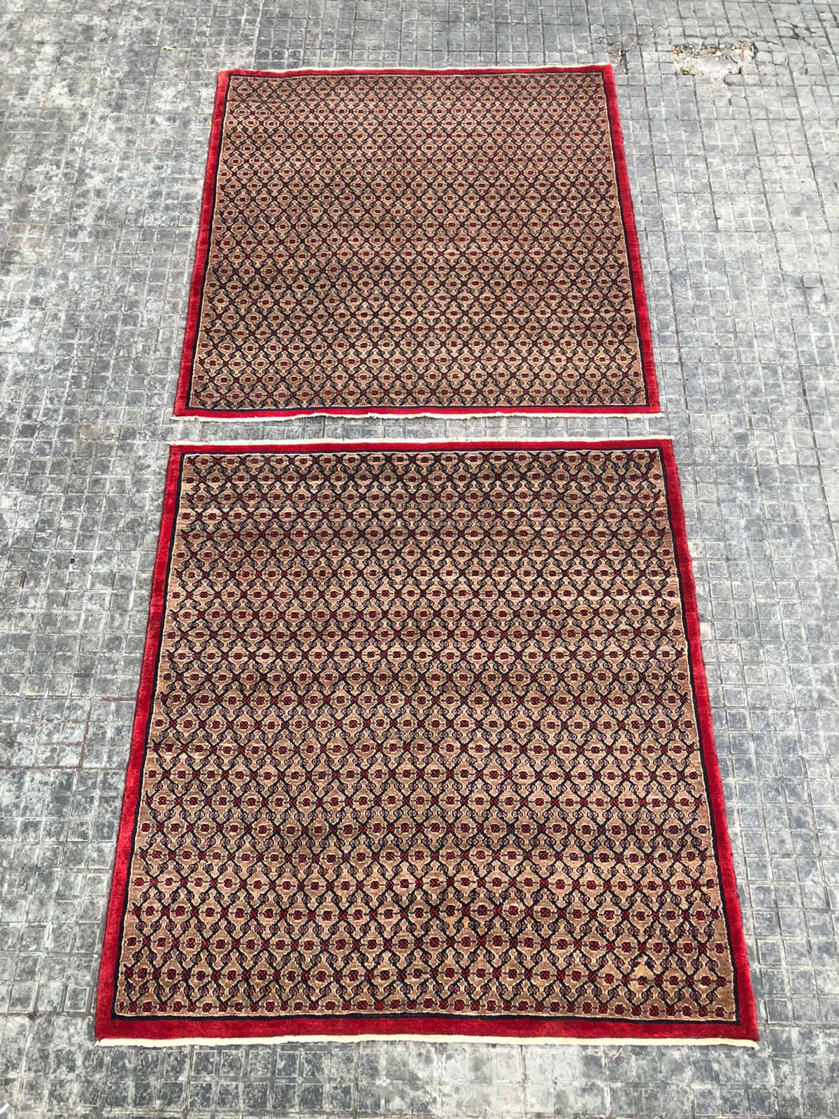 PAIR OLD BIBIKABAD SQUARES