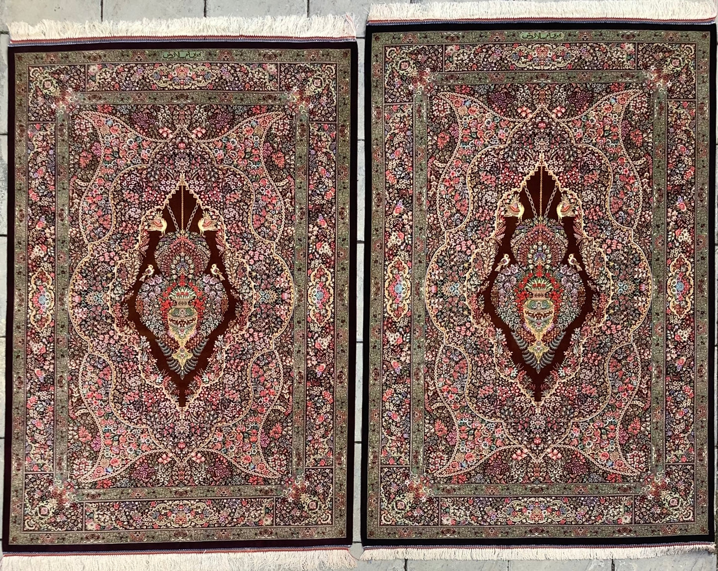 SPECTACULAR SILK PAIR
