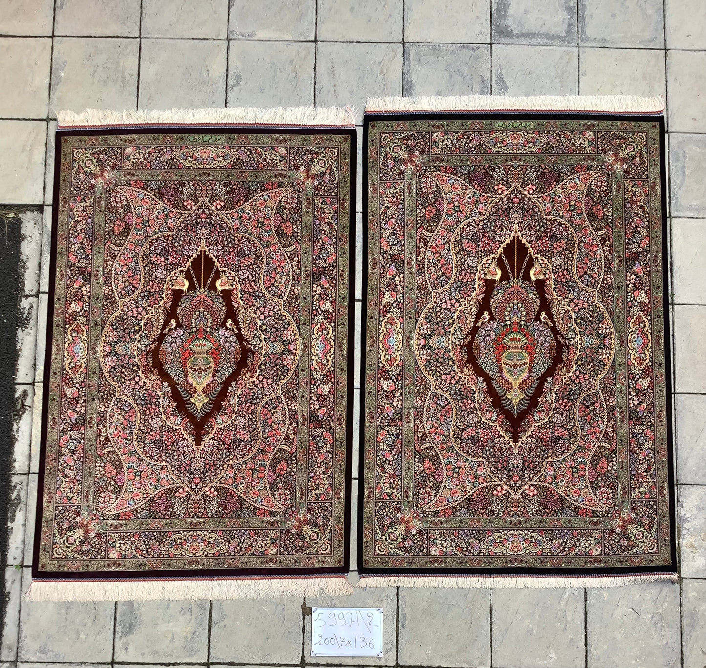 SPECTACULAR SILK PAIR