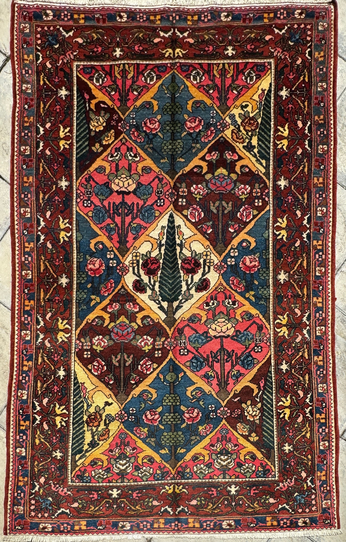ANTIQUE BAKHTIARI GARDEN