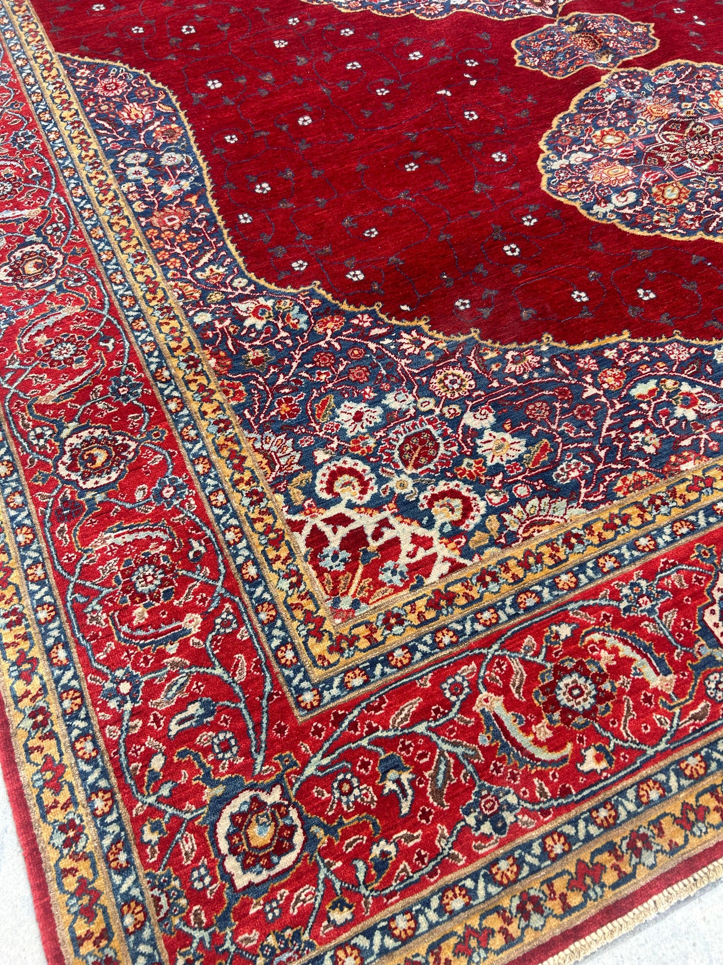 Samsun Hajji Jalili Red Part Silk