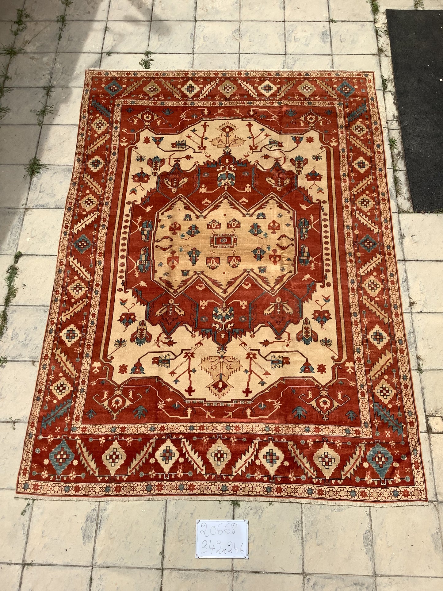 Serapi Vintage Carpet