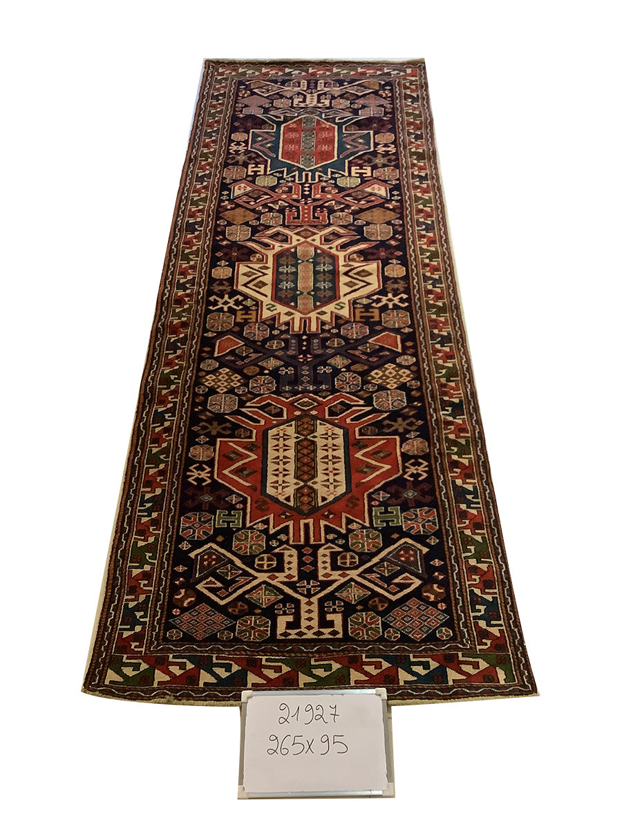 Vintage Blue Shirvan Runner