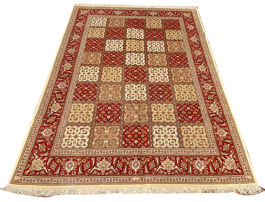 GARDEN SQUARES ON SILK