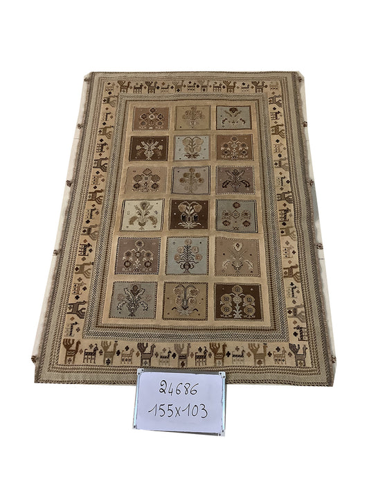 EARTHY 3D RUG KILIM