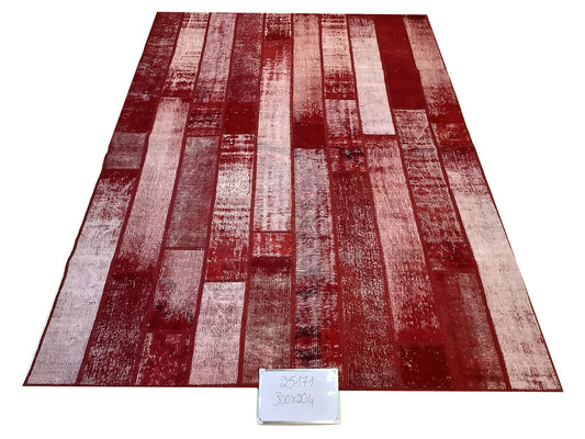 Red Jeans Patchwork