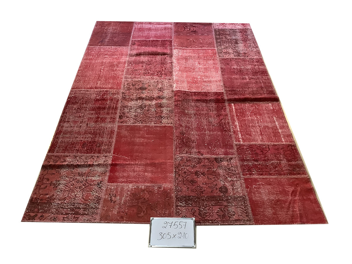 Red Jeans Patchwork