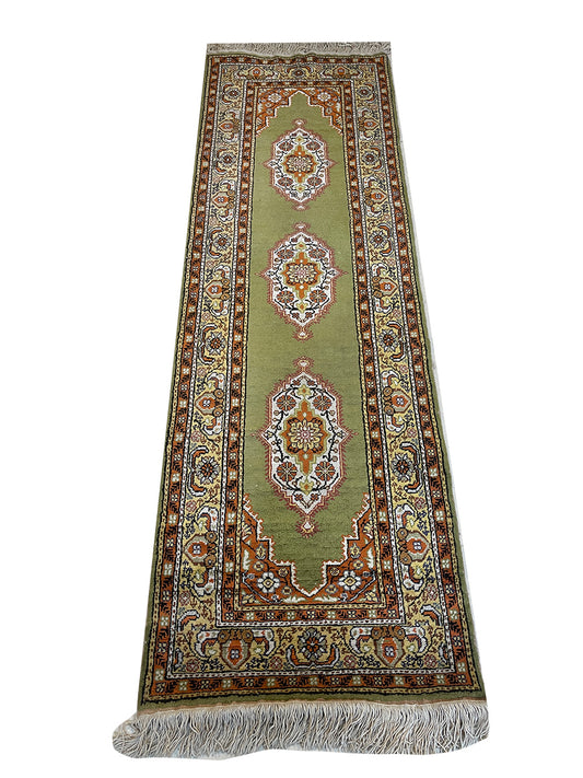 Rare Green Kayseri Silk
