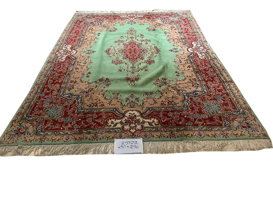 PISTACHIO GREEN VINTAGE MILLEFLEURS