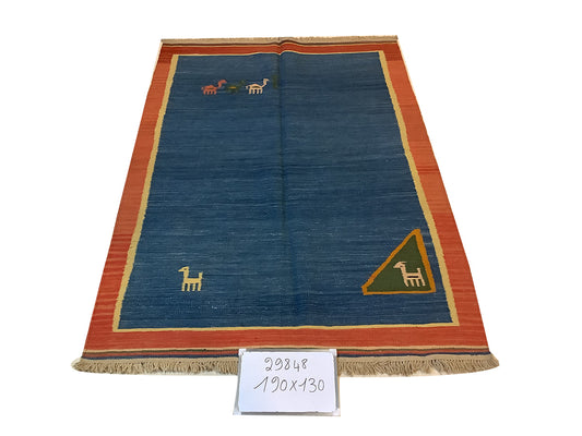 Blue Child's Kilim