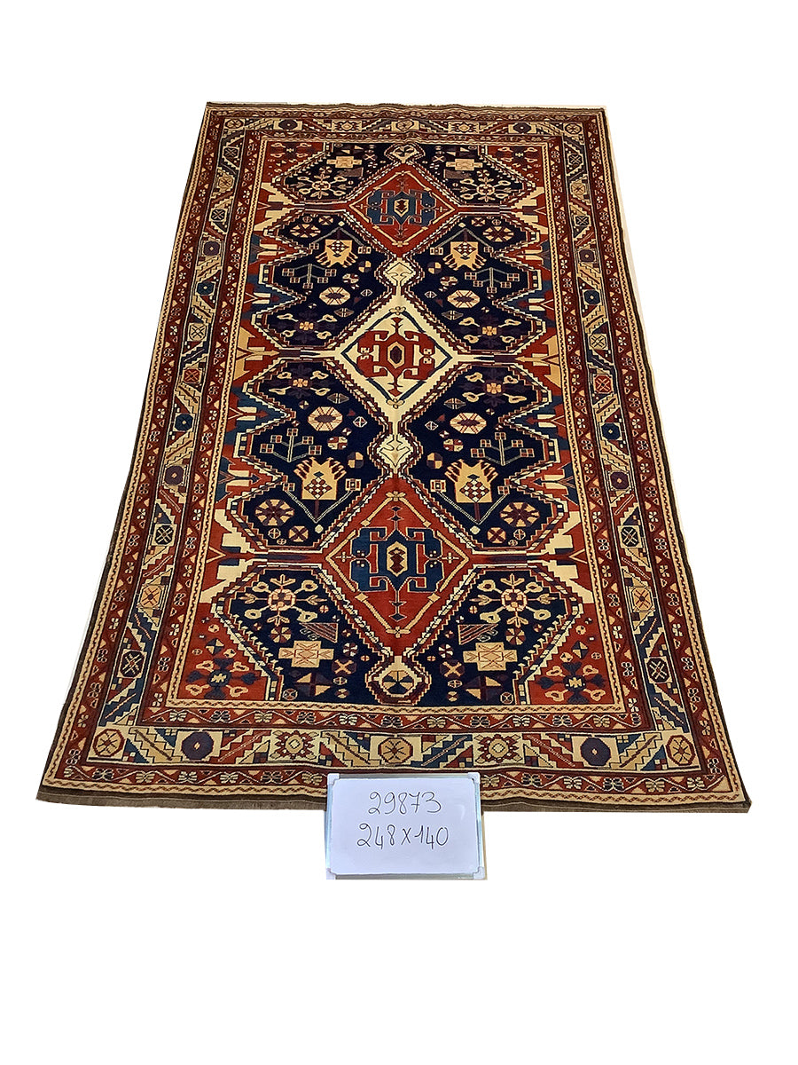 Vintage Blue Kashkuli